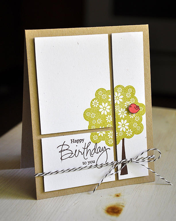 Stamps: Floral Foliage, Tweet Talk &amp; Signature Greetings II<br />
Ink: Simply Chartreuse,...