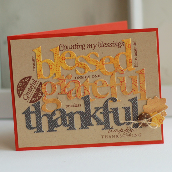 Stamps: Gratitude Journal, 2009 Autumn Tags<br />
Ink:  Dark Chocolate<br />
Cardstock:...