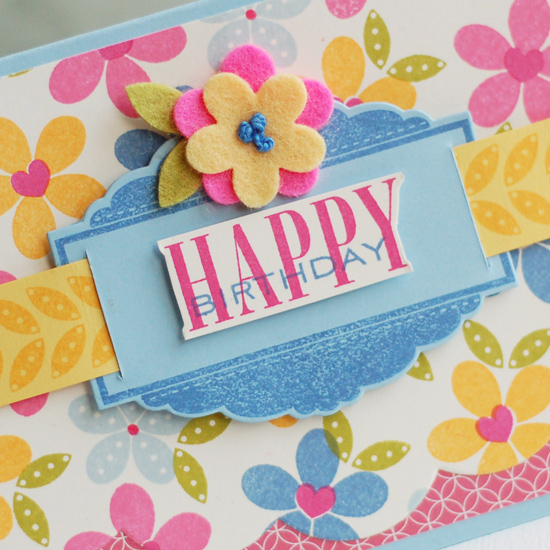 Stamps:  Heart-2-Heart #7, Celebrations, birthday Basics<br />
Ink:  Blueberry Sky, Summer...