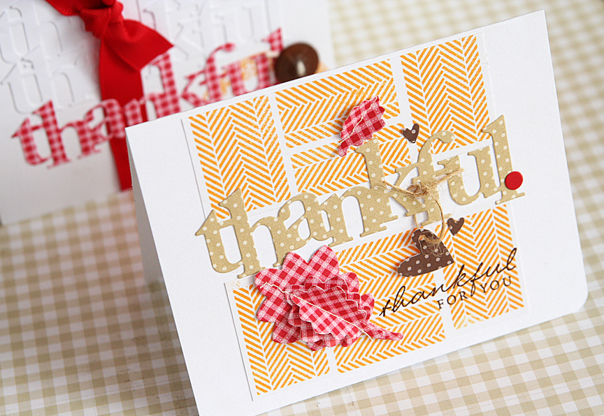 STAMPS: Background Basics: Herringbone, Think Big Favorites #19<br />
<br />
INK: Summer...