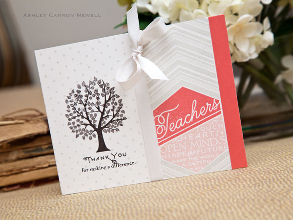 Supplies<br />
<br />
Stamps: Teach &amp; Inspire, Polka Dot Basics<br />
Ink: Soft Stone,...