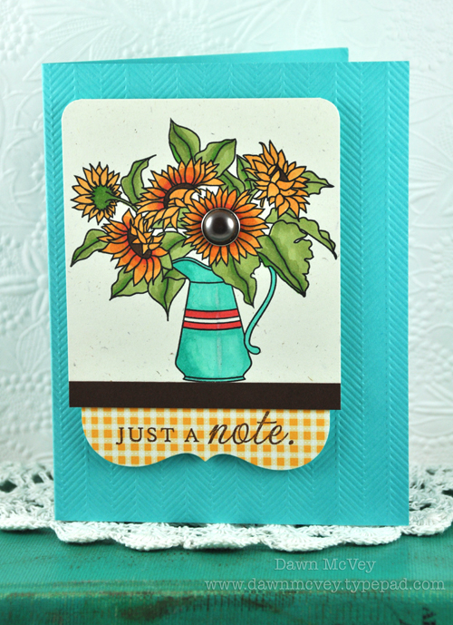 Paper: rustic cream, hawaiian shores, dark chocolate, summer sunrise pattern pack<br />
Stamps:...