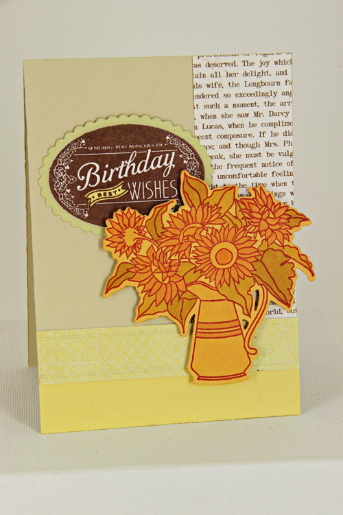 Birthday Wishes<br />
<br />
Stamps: Sunflower Bouquet, 2012 Birthday Tags<br />
Cardstock:...
