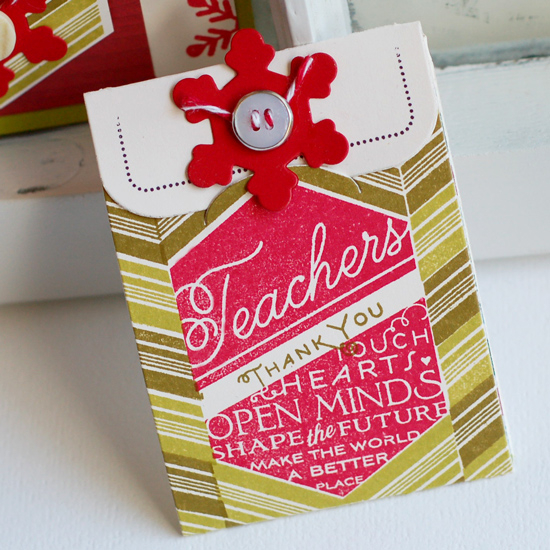 Stamps:  Teach &amp; Inspire, Peace Be Still<br />
Ink:  Pure Poppy, Ripe Avocado, Simply...