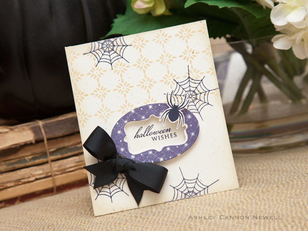 Supplies<br />
<br />
Stamps: Framed Out #7, Background Basics: Botanicals, Spooky Sweets<br...