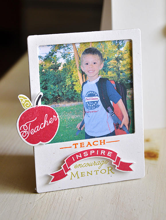 Stamps: Teach &amp; Inspire<br />
Ink: Orange Zest, Pure Poppy, Simply Chartruse, Hero Arts Cup...