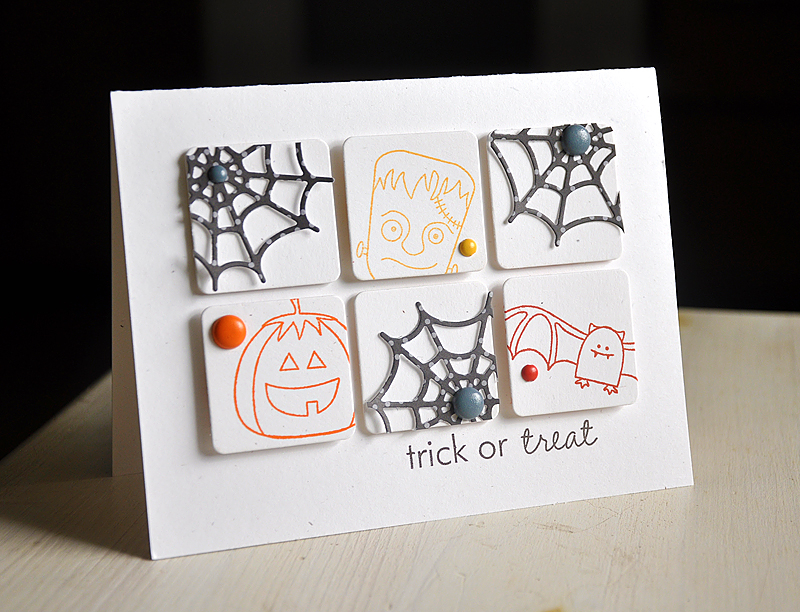 Stamps: Tremendous Treats: Halloween<br />
Ink: Orange Zest, Summer Sunrise, Terracotta Tile...