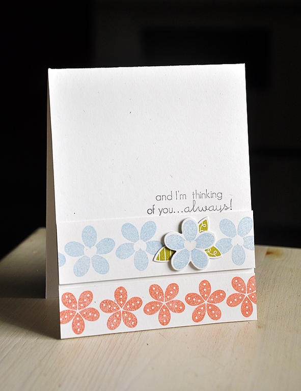 Stamps: Heart-2-Heart #7<br />
Ink: Versamark, Spring Rain, Melon Berry, Simply Chartreuse...