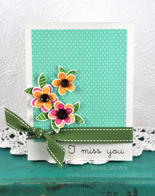 Paper: rustic cream, aqua mist pattern pack<br />
Stamps: Heart-2-Heart #7<br />
Ink: new...