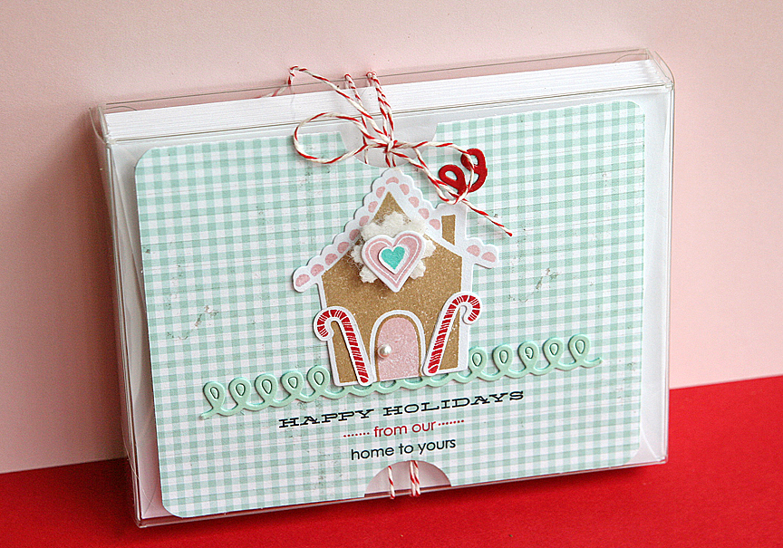 STAMPS: Gingerbread Lane<br />
INK: Classic Kraft, Pure Poppy, Hawaiian Shores, Sweet Blush,...