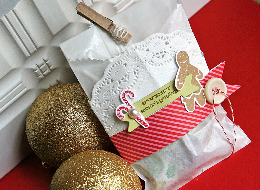 STAMPS: Gingerbread Lane<br />
INK: Ripe Avocado, Pure Poppy, Classic Kraft<br />
PAPER: Pure...