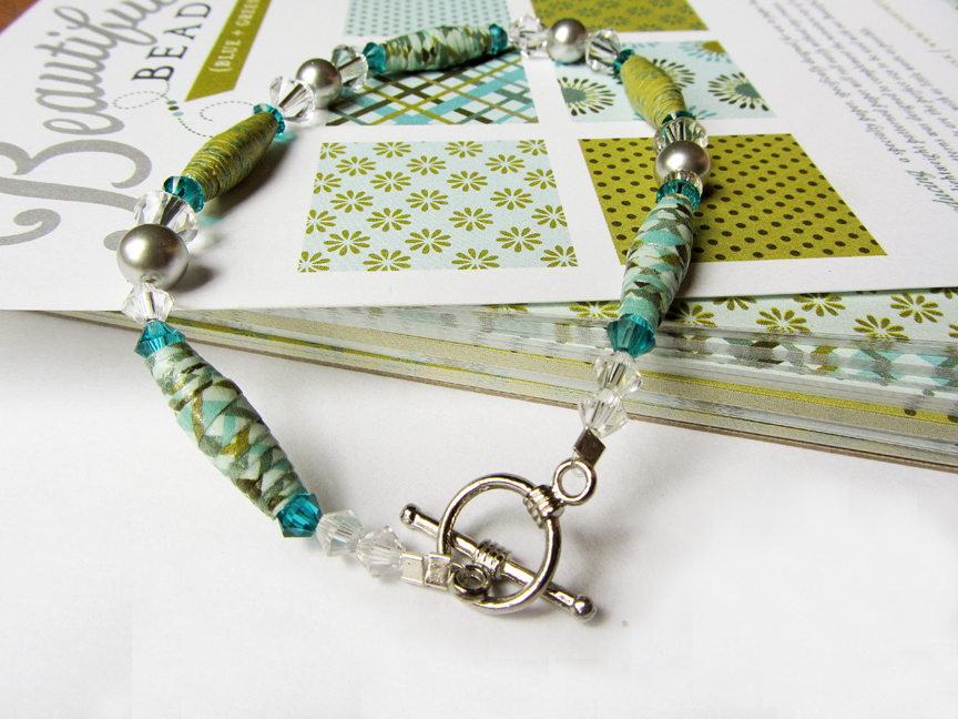 Stamps: none<br />
<br />
Ink: none<br />
<br />
Paper: Beautiful Beads Pattern Pack (Blue +...