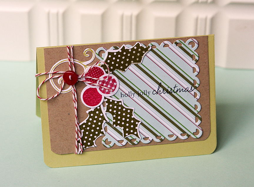 STAMPS: Mistletoe &amp; Holly<br />
INK: Pure Poppy, Ripe Avocado, True Black<br />
PAPER:...