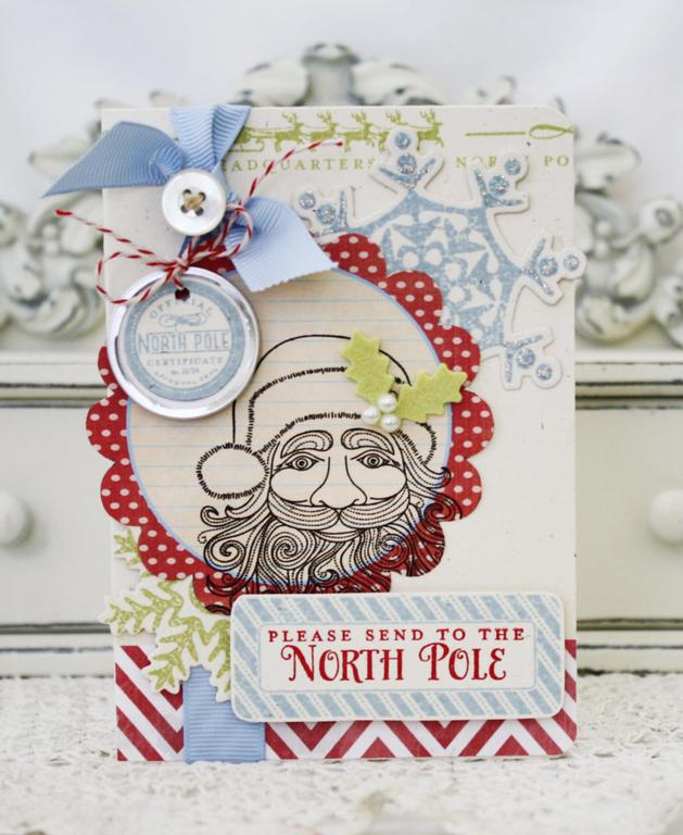 North Pole Card<br />
<br />
Stamps:<br />
Santa Stationery and Snowflake Medley<br />
<br...