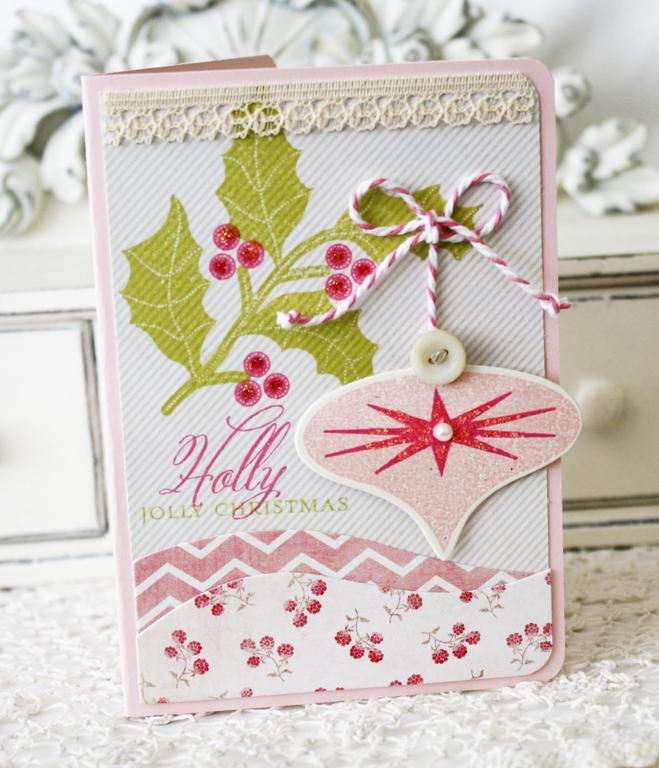 Holly Jolly Christmas Card Supplies Used<br />
<br />
Stamps:<br />
Mistletoe &amp; Holly,...