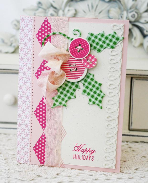 Papertrey Ink Supplies Used:<br />
Stamps:<br />
Happy Harlequin, Bits &amp; Buttons<br />...