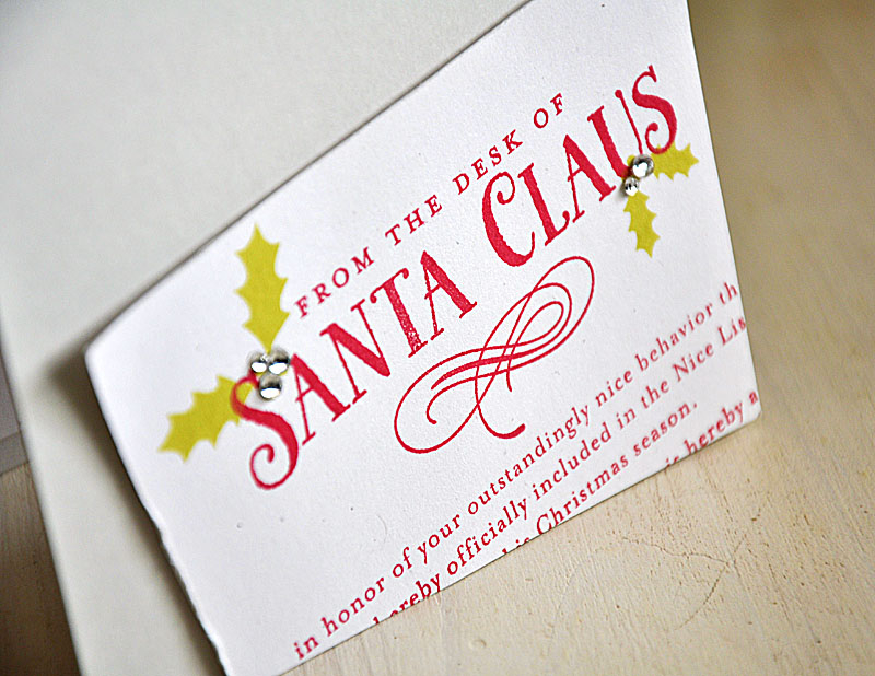 Stamps: Santa Stationery &amp; Holly Jolly<br />
Ink: Pure Poppy &amp; Limeade Ice<br />...