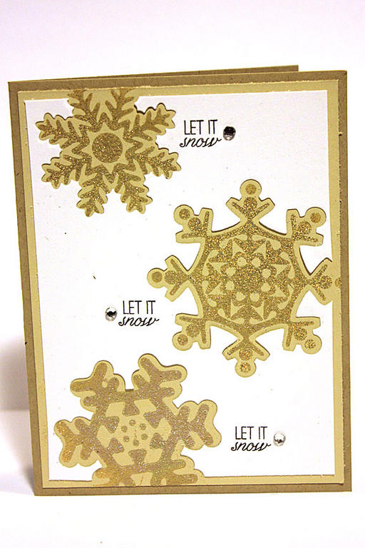 stamps: Snowflake Medley, Framed Out #8<br />
<br />
ink: Smokey Shadow, Versamark...