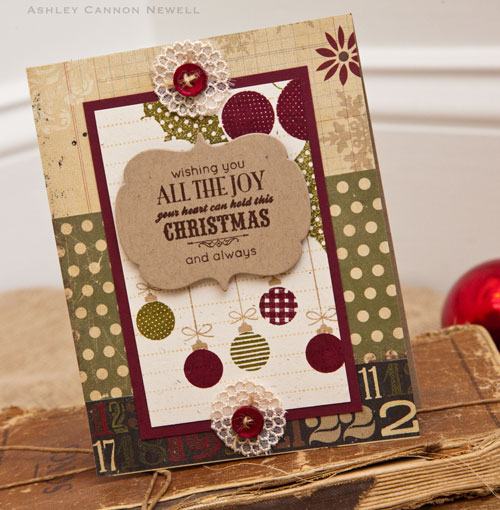 Supplies<br />
<br />
Stamps: Bits &amp; Buttons, Happiest of Holidays, Journaling Lines<br />...