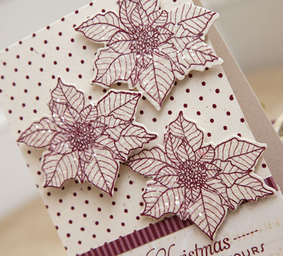 Supplies<br />
<br />
Stamps: Year of Flowers: Poinsettia, Polka Dot Basics, Think Big...