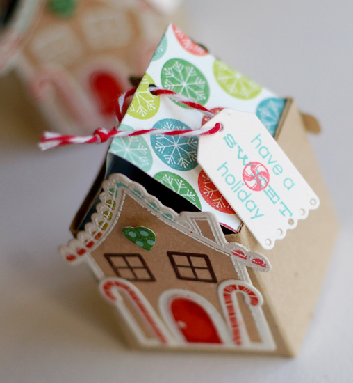 Stamps:  Gingerbread Lane<br />
Ink:  Pure Poppy, Simply Chartreuse, Hawaiian Shores, Berry...