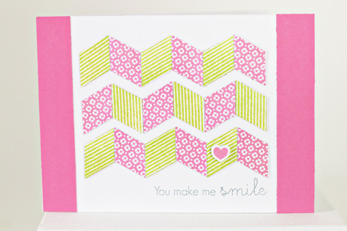 Cardstock: Hibiscus Burst and Stamper&#039;s Select White<br />
Stamps: Happy Harlequin,...