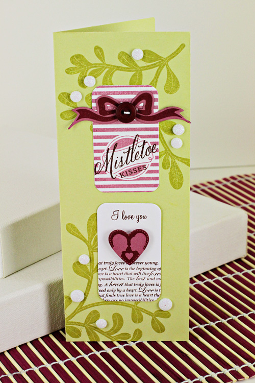 Stamps: Mistletoe &amp; Holly, Do Me a Favor Tags, Happy Hydrangeas, <br />
<br />
Love Birds,...