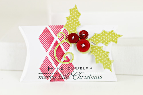 Cardstock: Stamper&#039;s Select White<br />
Stamps: Holiday Button Bits, Happy Harlequin, and...