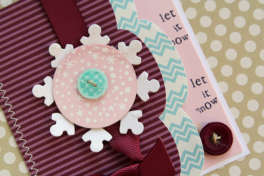 STAMPS: Winter Snow Globe, Bits &amp; Buttons<br />
INK: Fresh Snow, True Black<br />
PAPER:...