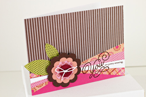 Die: Beautiful Beads and Beautiful Blooms #2<br />
Patterned Paper: Beautiful Beads Pink +...