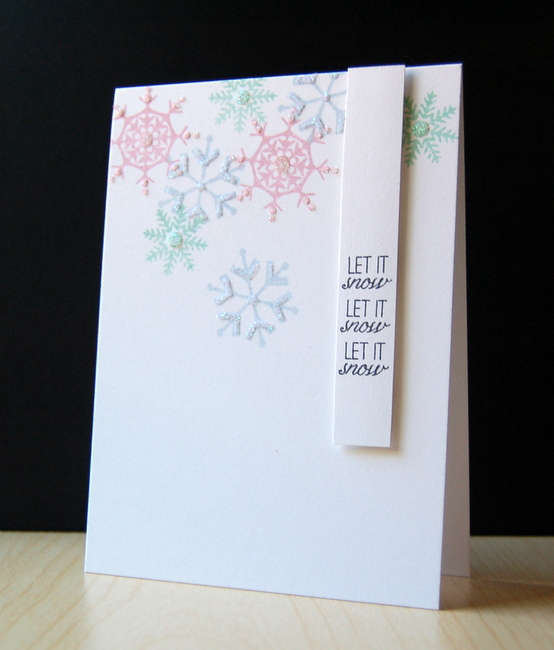 Cardstock: white<br />
Stamps: Snowflake Medley, Framed Out #8<br />
Ink: lavender moon,...