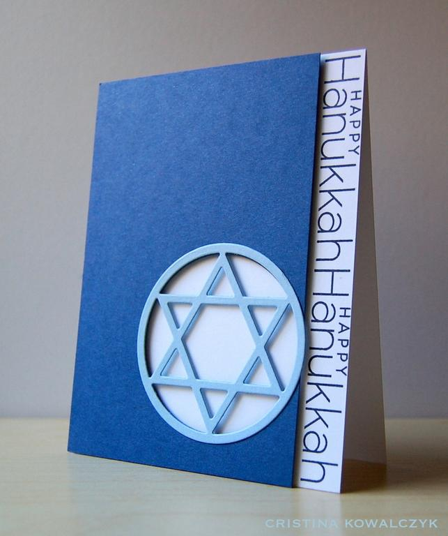 Cardstock: white, enchanted evening, spring rain<br />
Stamps: Menorah Medley<br />
Ink:...