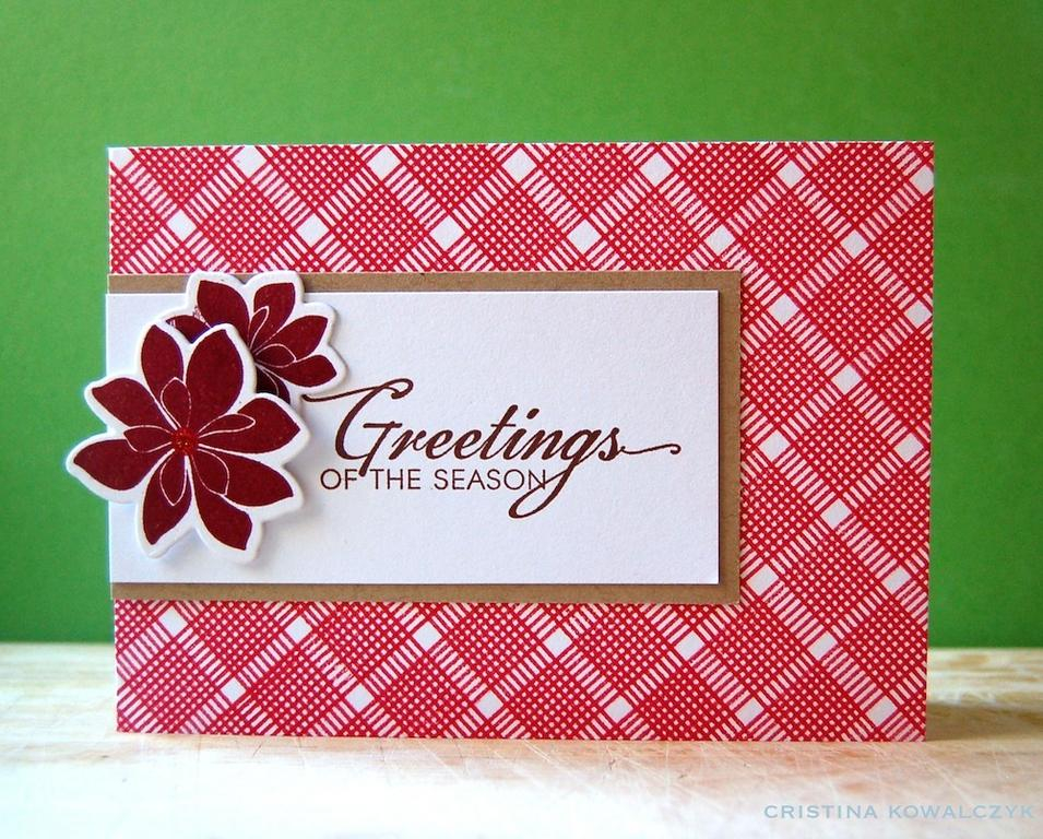 Cardstock: white, kraft<br />
Stamps: Background Basics: Super Stripes, Think Big Favorites...