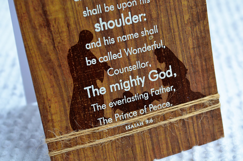 {Child is Born} card<br />
<br />
Stamps - Beautiful Blessings: Holiday, Nativity...