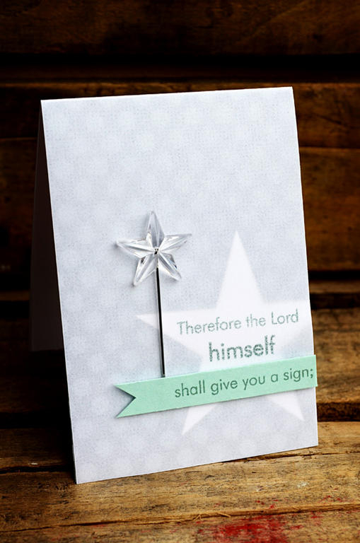 {Star Sign} card<br />
<br />
Stamps - Beautiful Blessings: Holiday<br />
CS - White, Aqua...