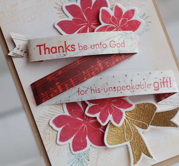 stamps:  beautiful blessings: holiday, bells &amp; boughs<br />
ink:  pure poppy, scarlet...
