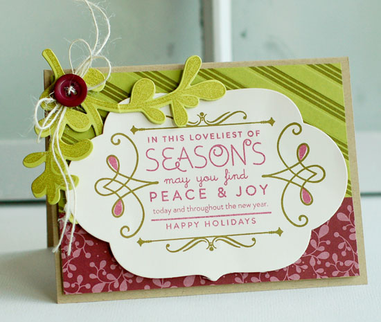 stamps:  over under easy and over under easy holiday additions, mistletoe &amp; holly, bb: super...