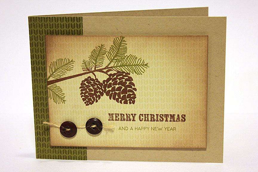 size: 5 1/2&quot; x 4 1/4&quot;<br />
<br />
stamps: Peaceful Pinecones, Background Basics:...