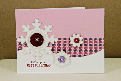 Stamps: BB: Striped Sweater, Snowflake Medley<br />
Dies: In the Meadow Die Collection,...