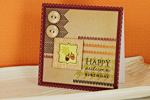 Stamps: BB: Striped Sweater, BB: Houndstooth, BB: Herringbone, Framed Out #6, Autumn Acorns,...