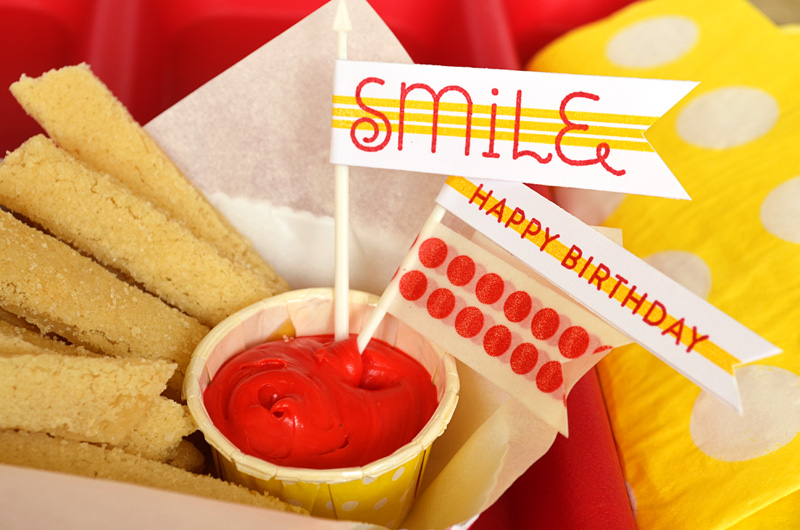 {Cookie Fries} &amp; Cookie Box<br />
<br />
Stamps - Over Under Easy, Bakground Basics: Super...