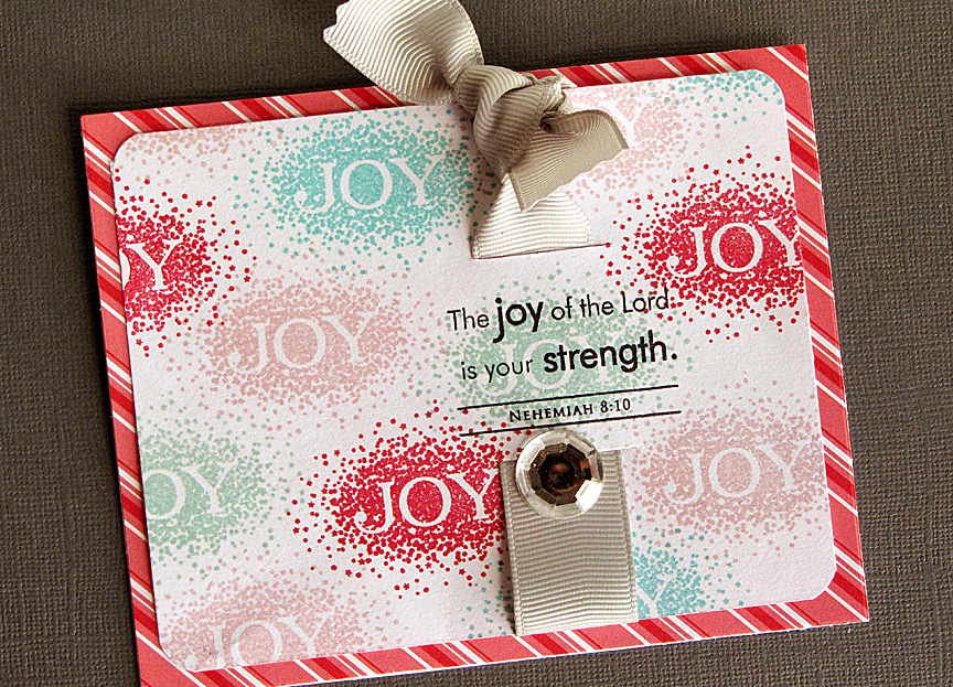 STAMPS: 2012 Holiday Tags, Beautiful Blessings: Holiday<br />
INK: Pure Poppy, Sweet Blush,...