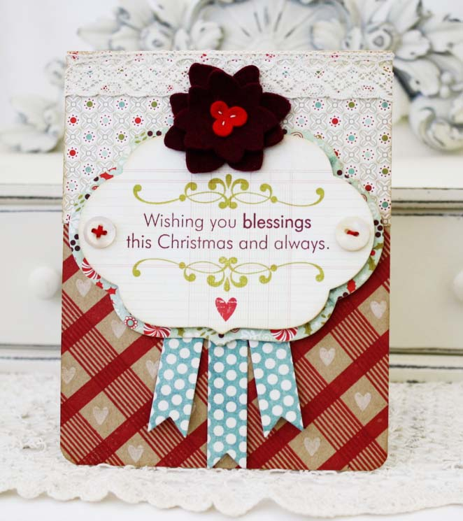 Papertrey Ink Supplies Used:<br />
Stamps:<br />
Beautiful Blessings:  Holiday, Over Under...