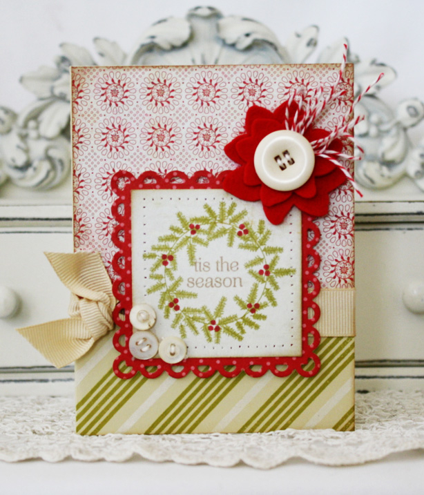 Papertrey Ink Supplies Used:<br />
Stamps:<br />
2012 Holiday Tags, Background Basics:  Super...