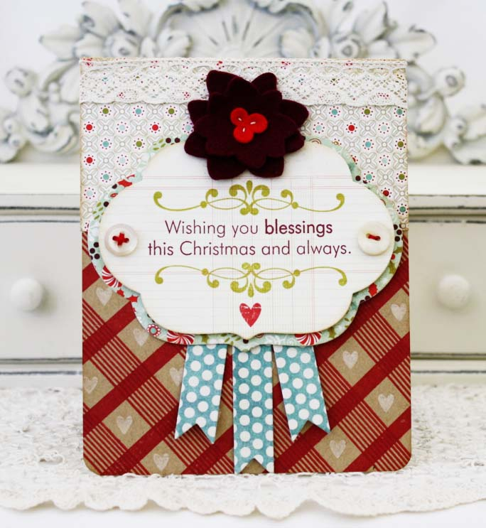 Papertrey Ink Supplies Used:<br />
Stamps:<br />
Beautiful Blessings:  Holiday, Over Under...