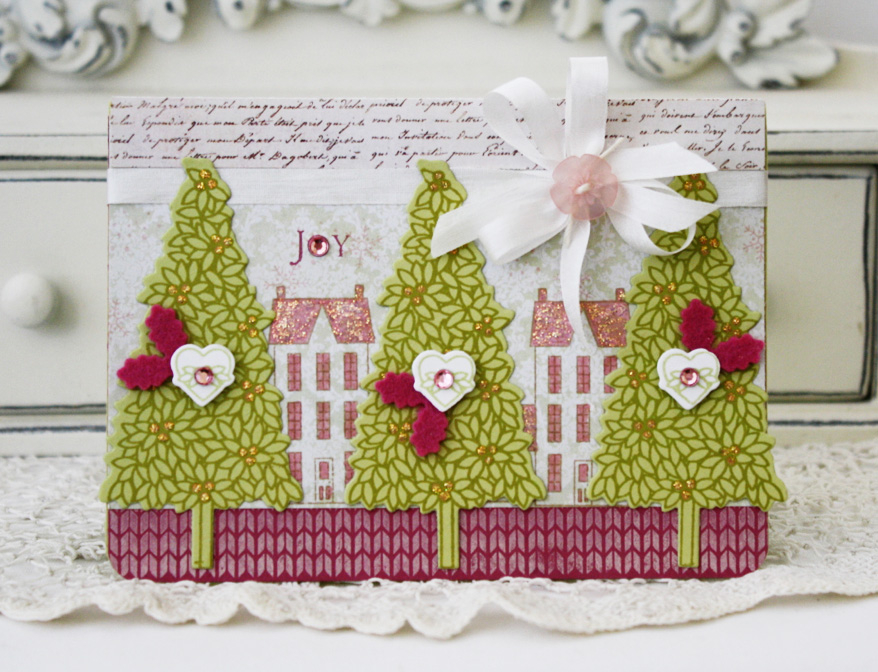 Papertrey Ink Supplies Used:<br />
Stamps:<br />
Winter Hills, Believe, and Background Basics:...