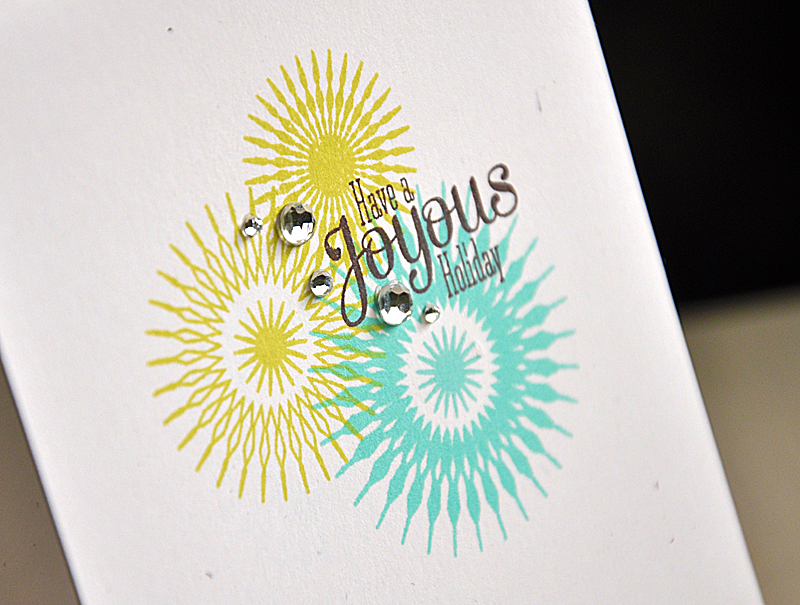 Stamps: Snowflake Flurries<br />
Ink: Limeade Ice &amp; Hero Arts Tide Pool<br />
Cardstock:...