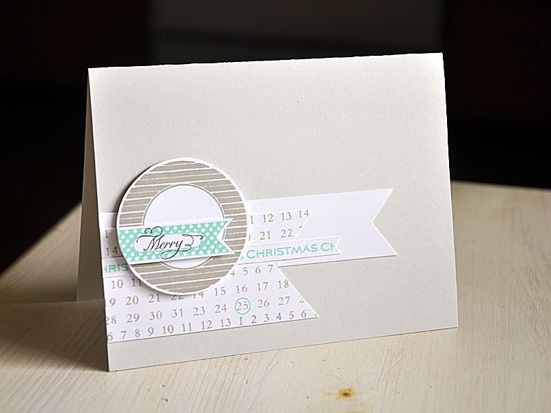 Stamps: Countdown to Christmas &amp; Countdown Details<br />
Ink: Hero Arts Wet Cement &amp;...