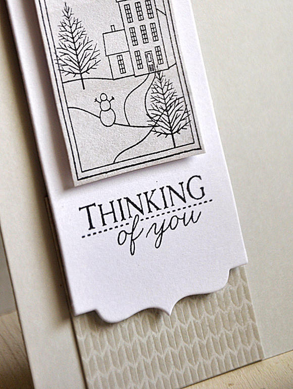 Stamps: Winter Hills and Background Basics: Striped Sweater<br />
Ink: True Black &amp;...