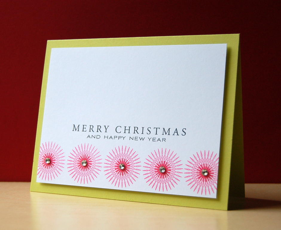 Cardstock: limeade ice, white<br />
Stamps: Snowflake Flurries, Tree Trimming Trio<br />
Ink:...
